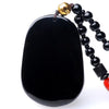 Black Obsidian “Flying Pixiu” Pendant – Hand-Carved Guardian of Wealth & Power