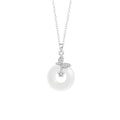 Good Fortune & Happiness-Butterfly Chalcedony Peace Disc Necklace  Product Description
