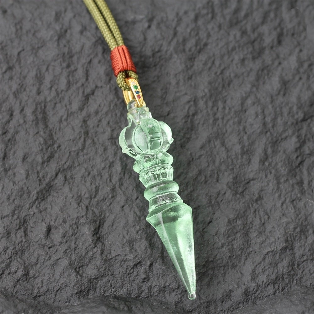 Vajra Phurba Liuli Pendant – Protection, Clarity & Spiritual Strength