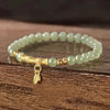 Wealth Bamboo Jade Beads Bracelet-Prosperity Luck