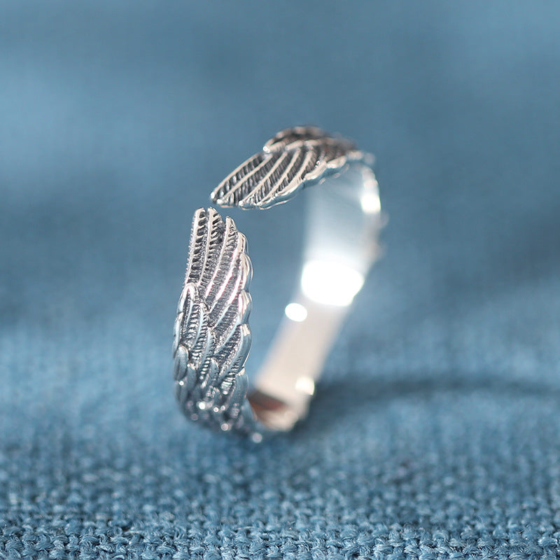 Brave Wing Vintage Silberring