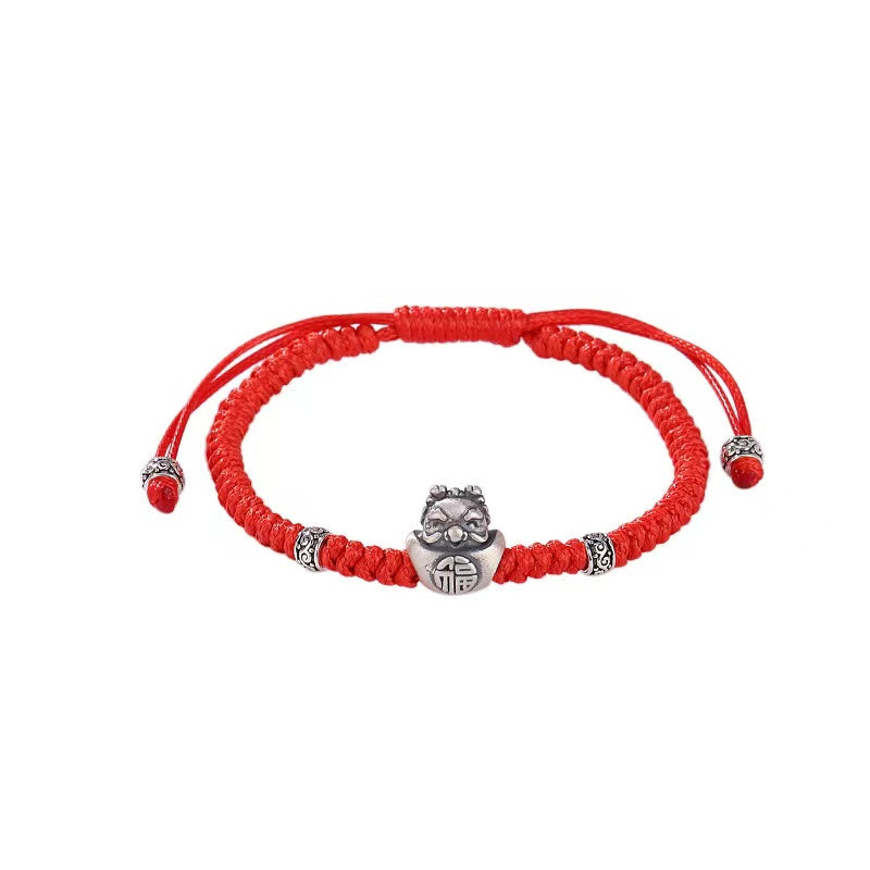 Wealth Ingots Red String Bracelet For Couple-Prosperity Abundance