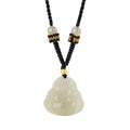 Laughing Buddha Nephrite Jade Pendant-Room for Joy