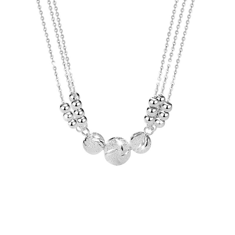 Triple Bell Fine Silver Necklace-Love Across Lifetimes