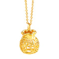 Lucky Money Bag Pearl 925 Sterling Silver Pendant Necklace-Flourishing Abundance