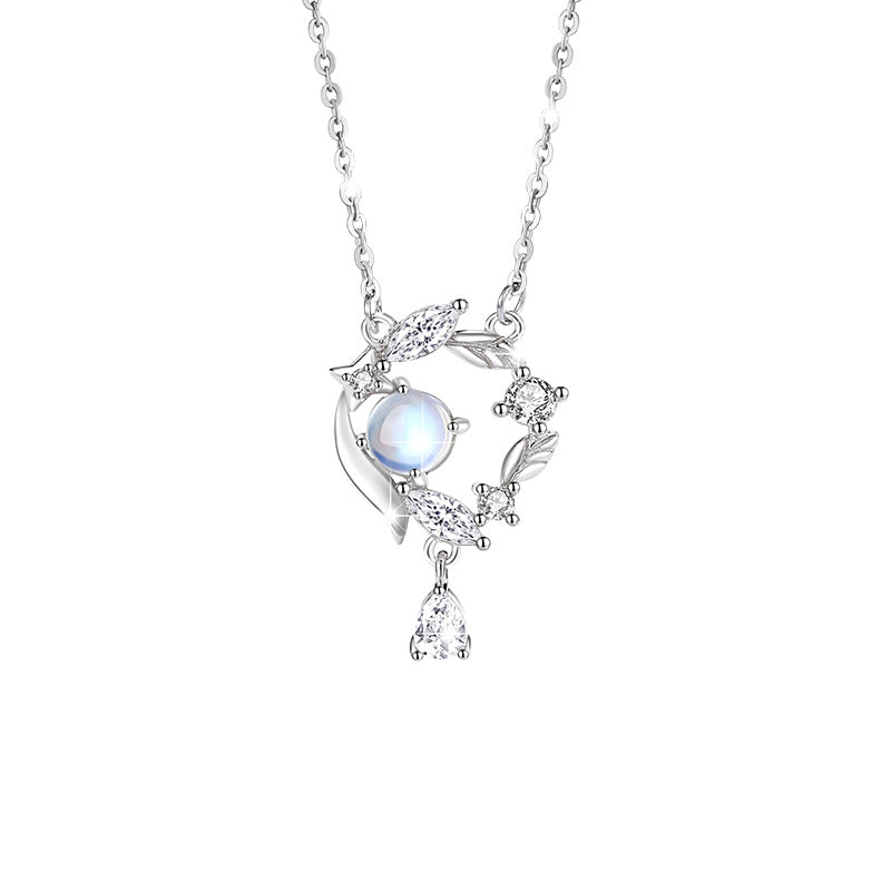Flower & Vine Sterling Silver Necklace-Hope & Renewal