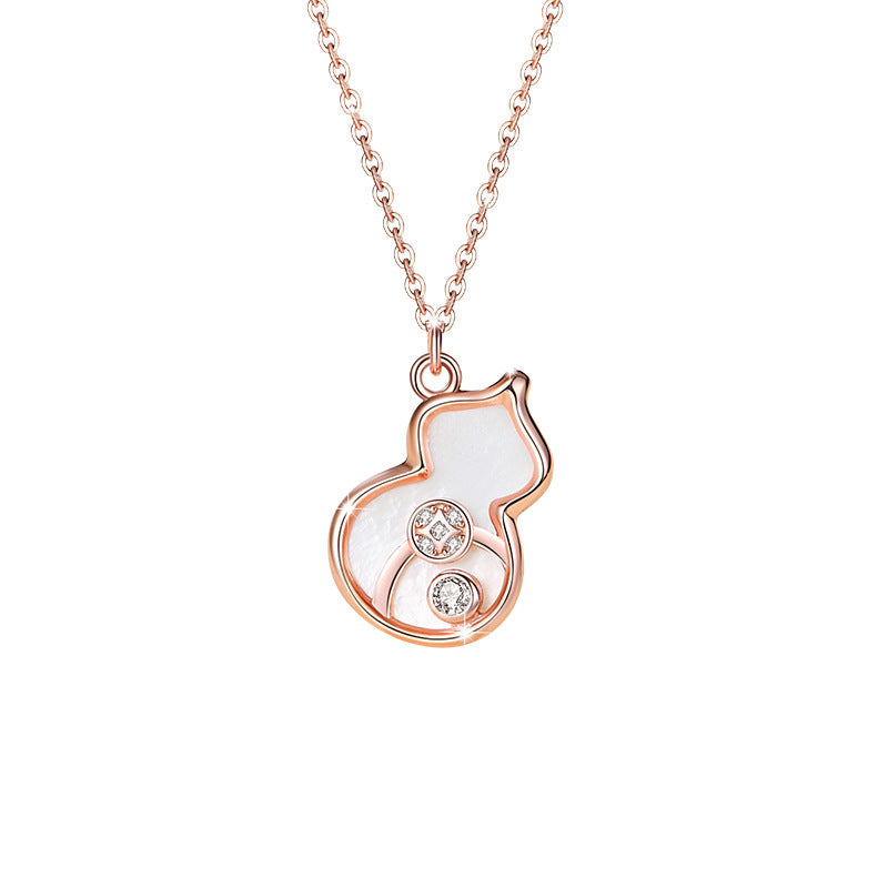 Gourd Shell Necklace-Blessings and Prosperity