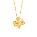 Horse and Coin Sterling Silver Necklace-Prosperity on Its Way