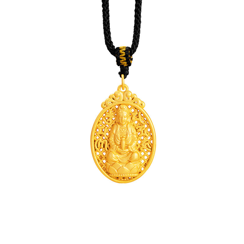 Guanyin Lotus Pendant-Auspicious Blessings