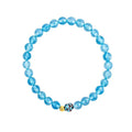 Lotus Flower Aquamarine Bracelet-Luck Transferring