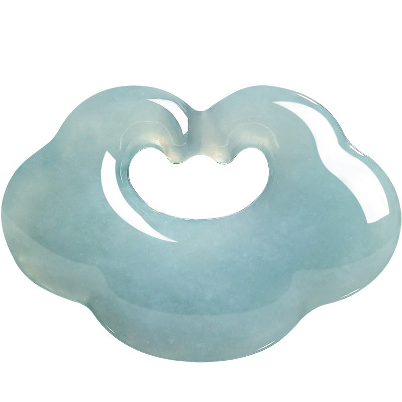 Fortune Harmony Ruyi Jade Pendant Necklace