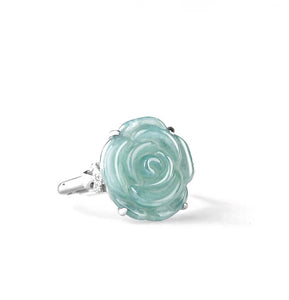 Rose Jade Ring-Enlightening Love