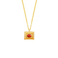 Handbag Red Agate Necklace-Blessings and Prosperity
