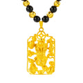Pixiu Gold Plated Pendant Necklace-Bold Presence