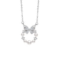 Butterfly Pearl Wreath Necklace-Sweet Love & Wishes