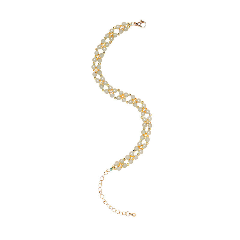 Nephrite Jade Osmanthus Bracelet-Gentle Harmony