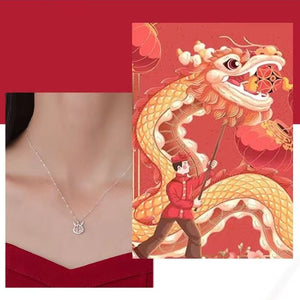 2024 Year Of Dragon Necklace-Mini Fu Pendant