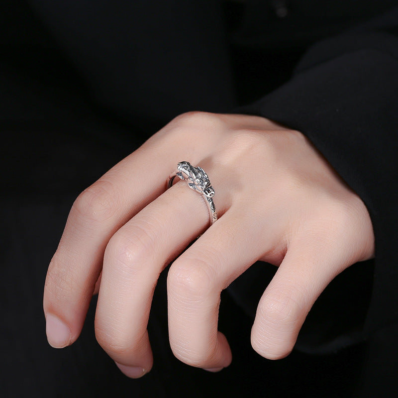 Lucky Feng Shui Pixiu Wealth & Protection Ring(Adjustable)
