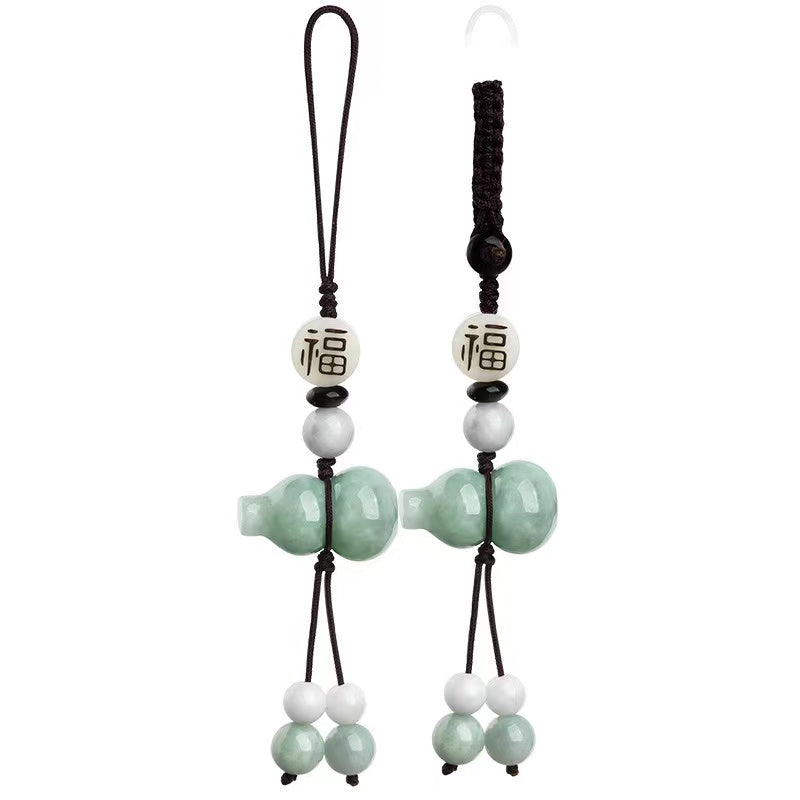 Jade Calabash Phone Chain-Fengshui Protecion