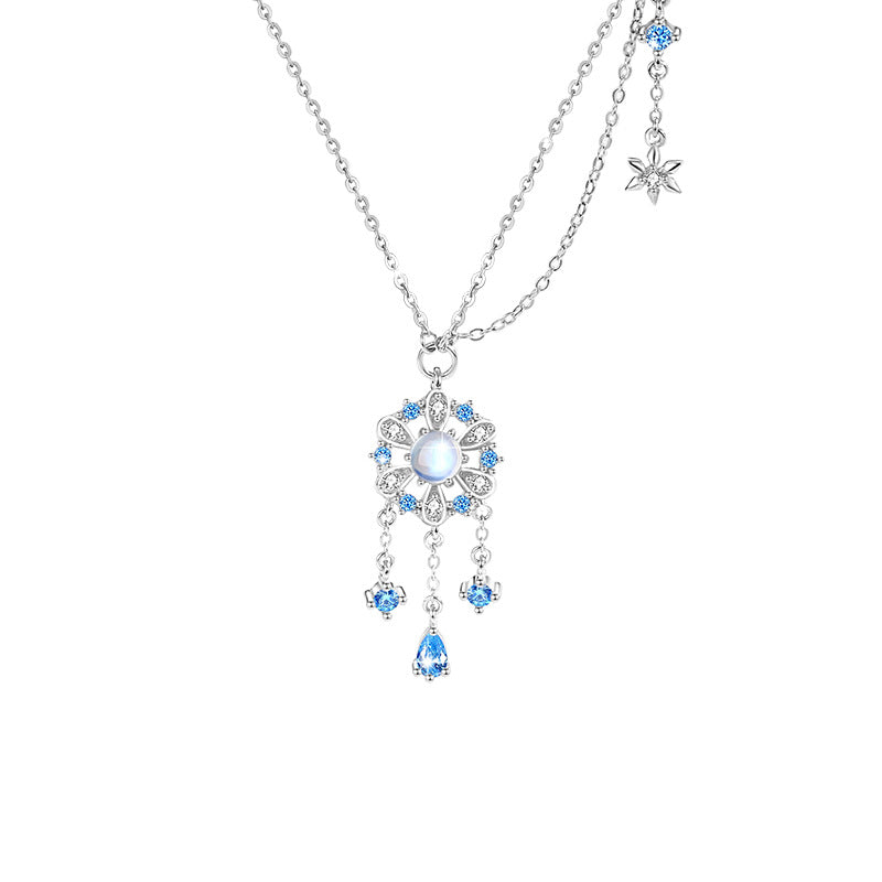 Dreamcatcher Sterling Silver Tassel Necklace-You’ve Caught My Heart