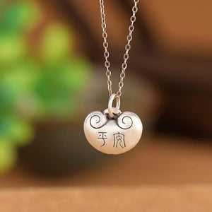 Fu 990 Silver Necklace -Lucky and Prosperity