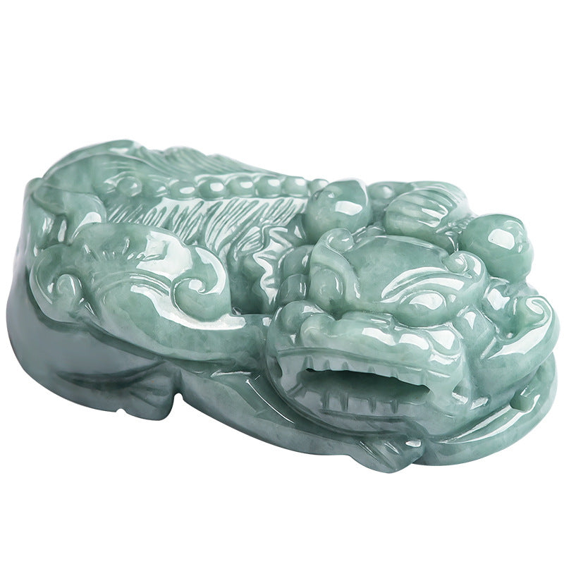 Imperial Wealth Guardian Pixiu Jade Pendant– Ancient Wealth & Protection Talisman