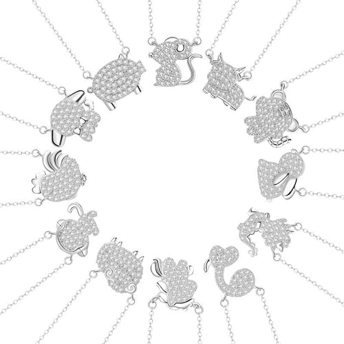 Zodiac Blessing Necklace Collection – Crafted for Your Year, Your Journey