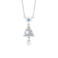 Christmas Tree Sterling Silver Necklace-Our Future Together