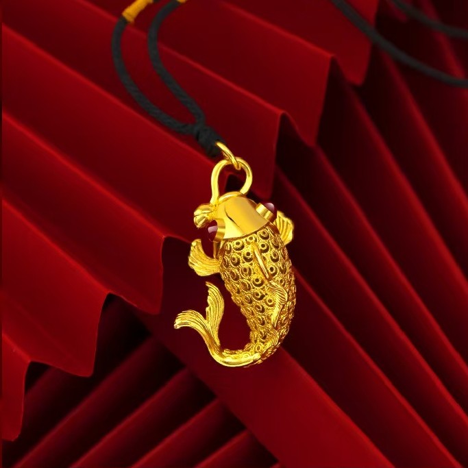 Wealth Koi Fish Pendant-Good Fortune and Prosperity