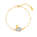 Rabbit Red Agate & Nephrite Jade Bracelet-Gentle Joy
