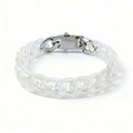 Urban Fusion Cuban Link Jade Bracelet-Detachable Adjustable Link Design
