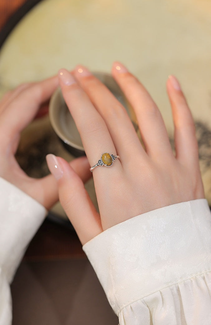 Steadfast Spirit-Pietersite S925 Silver Adjustable Ring