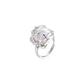 Organic Form Baroque Pearl 925 Sterling Silver Ring-Graceful Poise