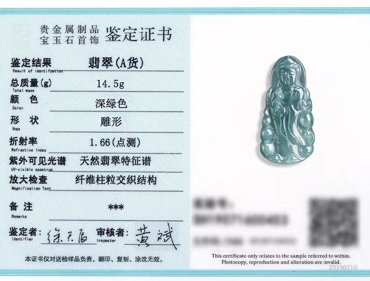 Guanyin Buddha Protection Pendant-Divine Intelligence