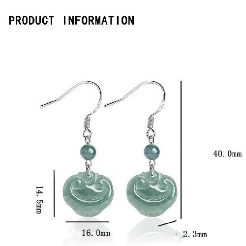 Ruyi Jade Earrings-Serene Intentions