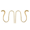 Gold Snake Hoops Earring-Transformation and Renewal