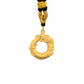 Dragon Gold-Plated Silver Pendant-Quiet Strength