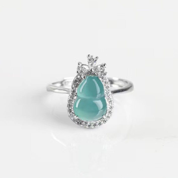 Fengshui Calabash Lucky Jade Ring