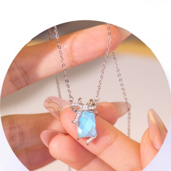 Bow Liuli Sterling Silver Necklace-Mutual Attraction