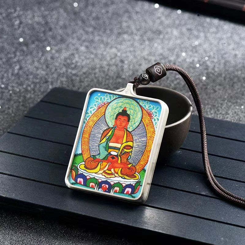 Thangka Buddha Pendant-Genuine Handmade