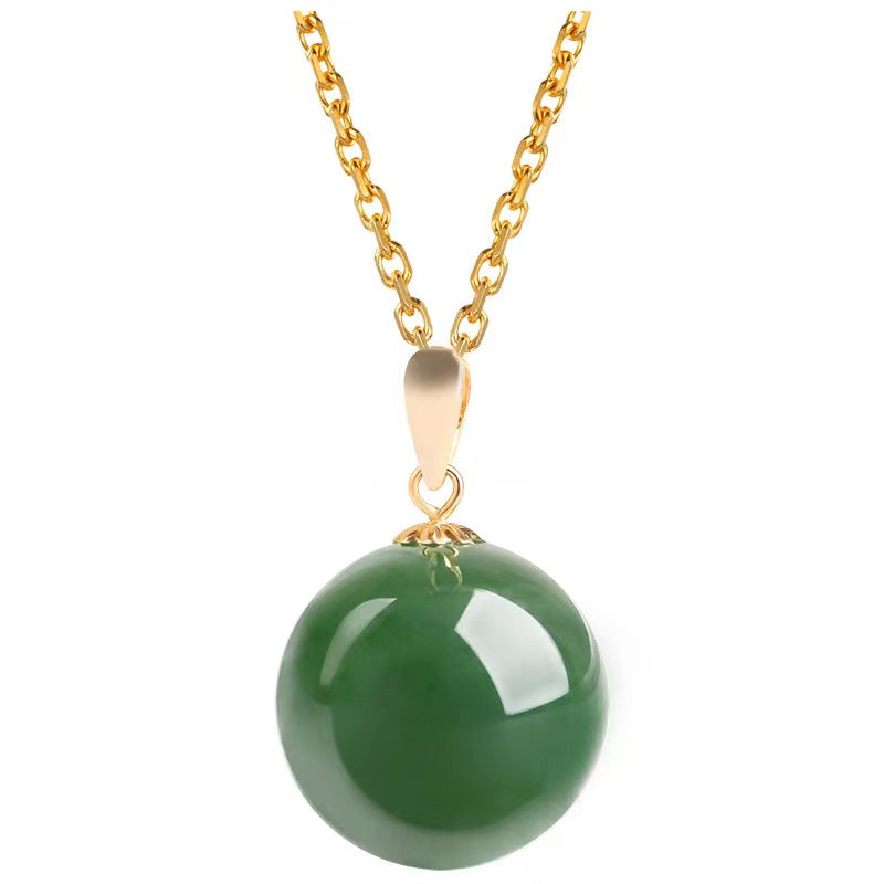 Natural Burma Jadeite Pendant Necklace-Harmony and Balance