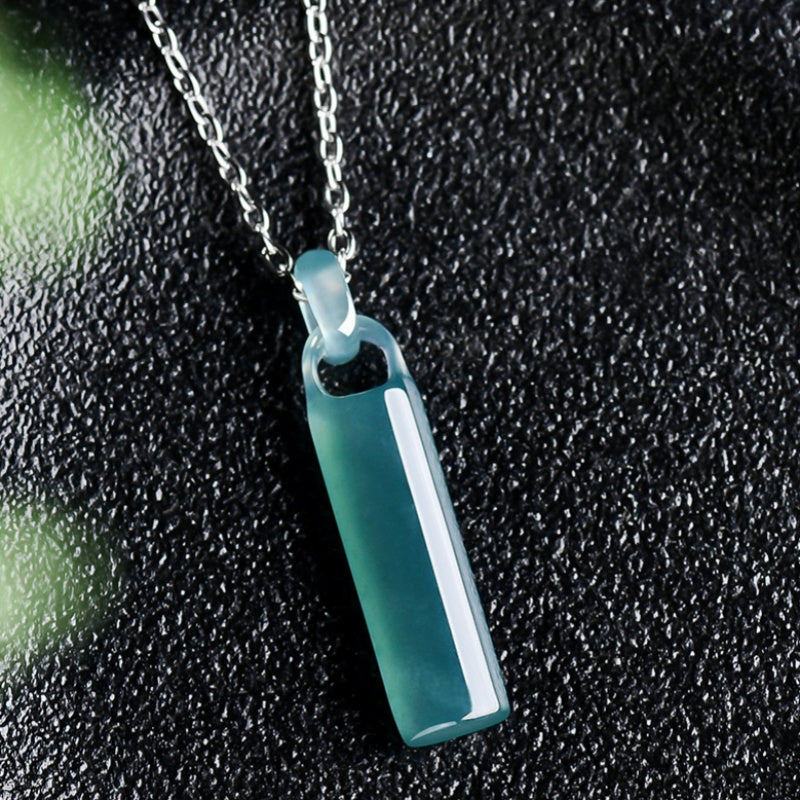 Jade Peace Pillar Necklace-Connection That Endures