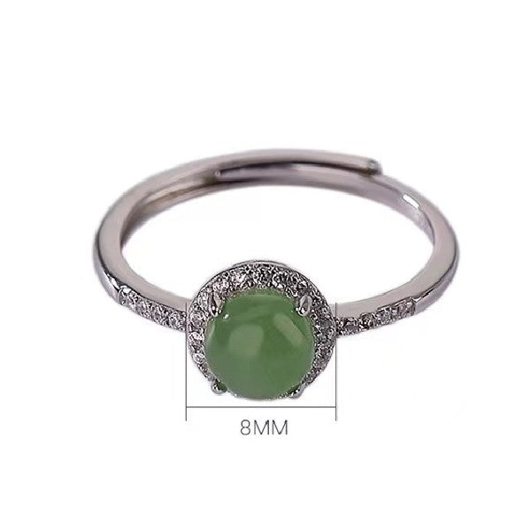 Green Jade Ring-Inner Peace