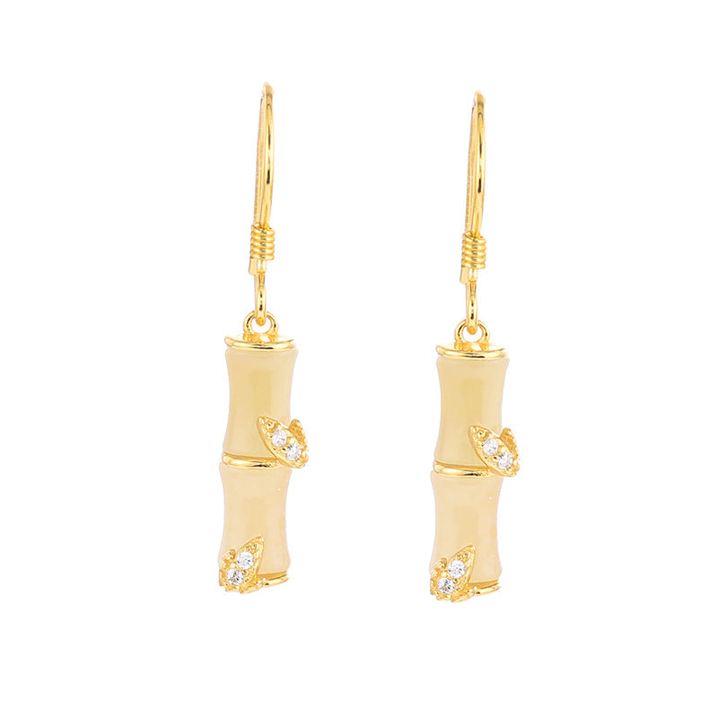 Stay True-Bamboo Drop Earrings