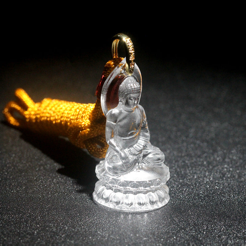 Sacred Shakyamuni Liuli Pendant for Peace & Alignment