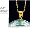 Blue Jadeite God of Wealth Pendant – Natural Ice-Type Jade Necklace with 18K Gold Setting