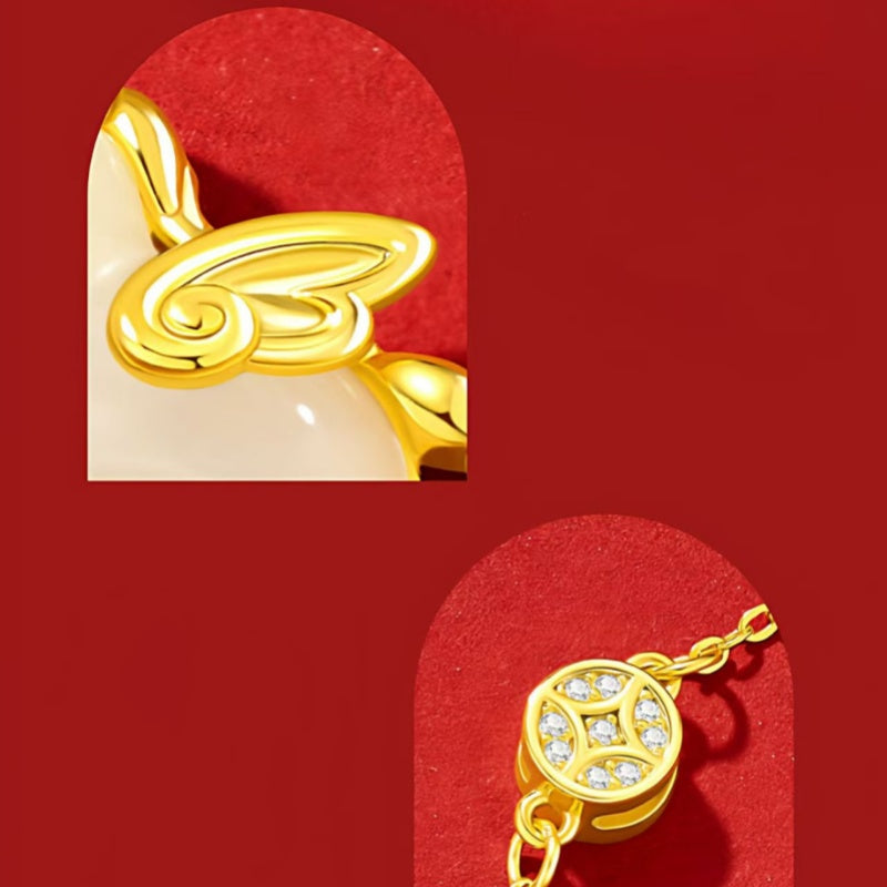 Hetian Jade Horse Bracelet – Prosperity, Success & Fortune Ahead