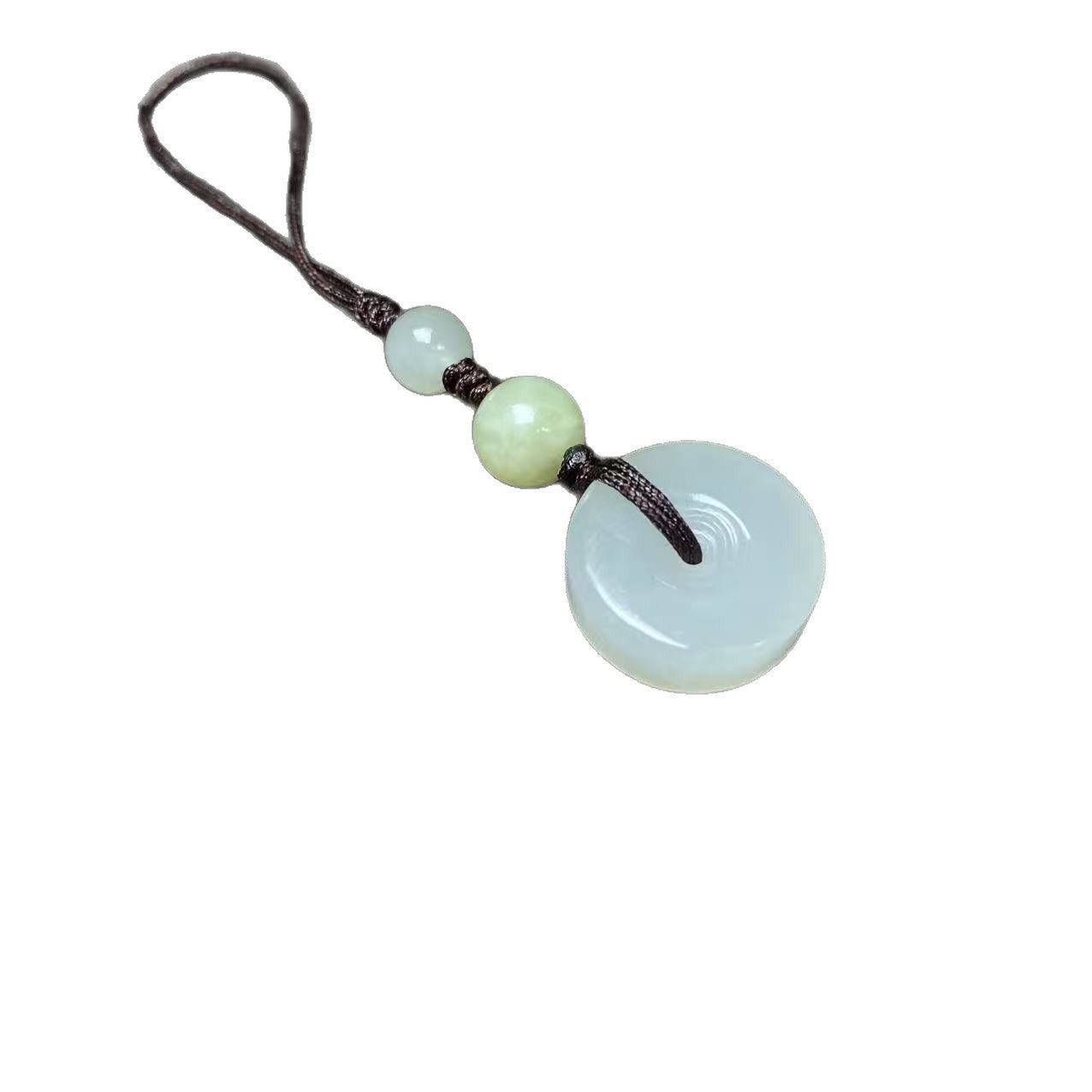 White Jade Keychain-Protection