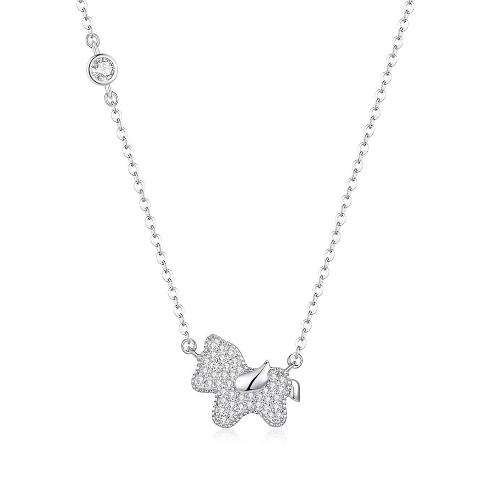 Sparkling Lucky Horse Necklace —Success Upon Arrival Year 2026