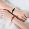 Strawberry Crystal Pixiu Couple Bracelet-Protection and Peace